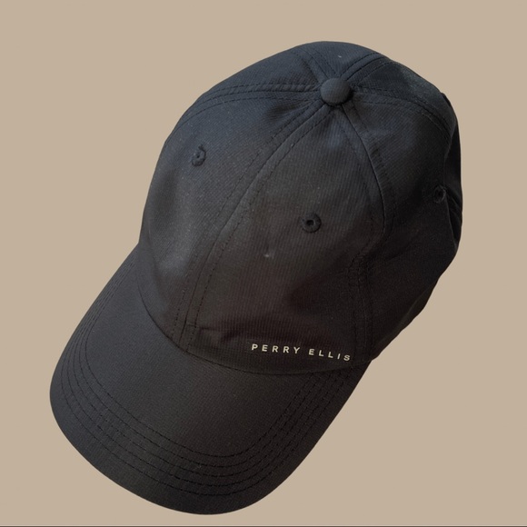 Perry Ellis Black Cap - Picture 1 of 2